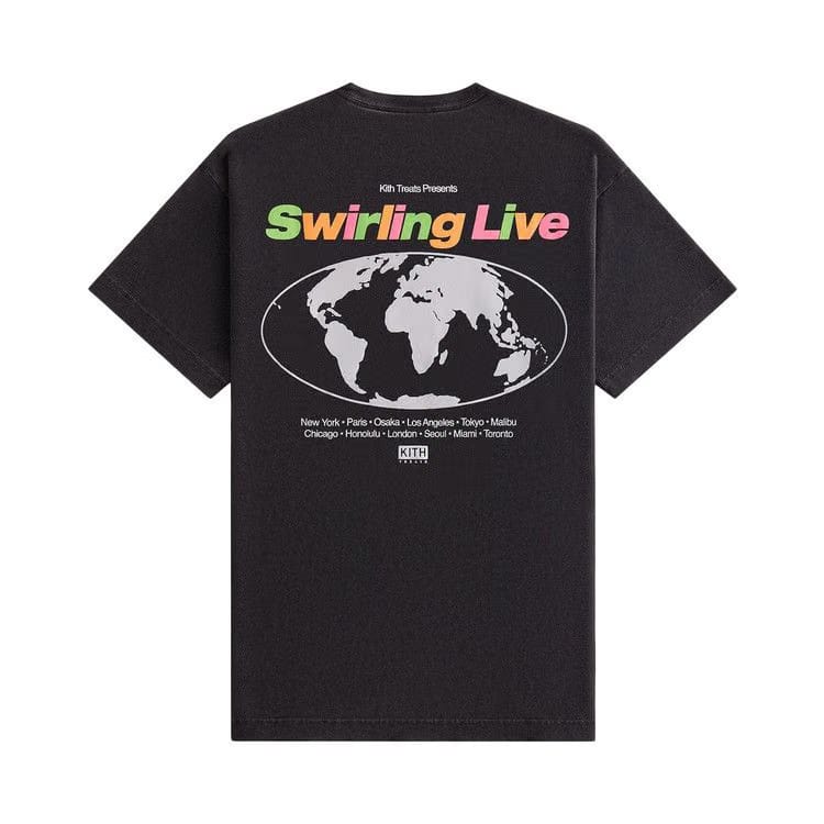 Kith Treats Bizarre Love Swirl Vintage T-Shirt Black