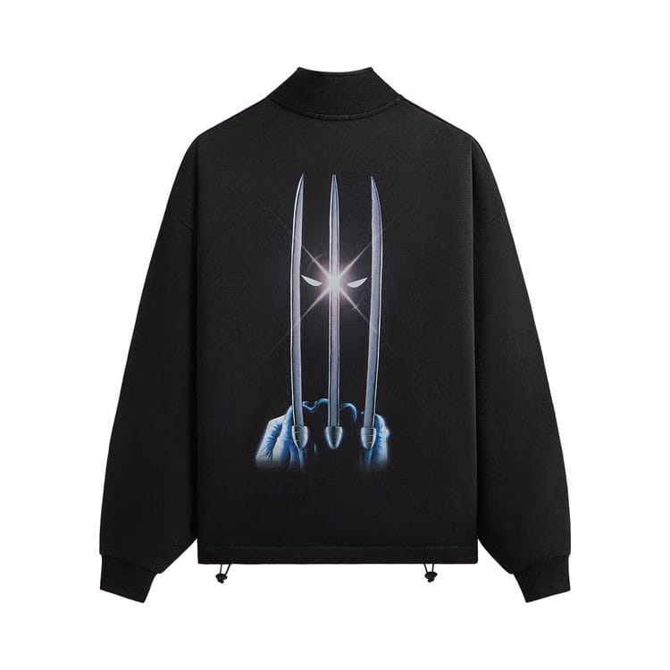 Kith x Marvel Wolverine Nelson Quarter Zip Black