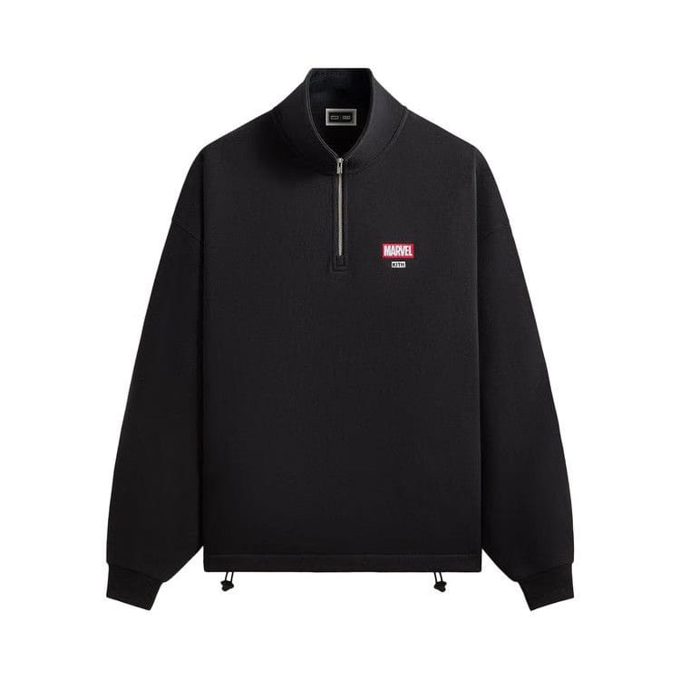 Kith x Marvel Wolverine Nelson Quarter Zip Black