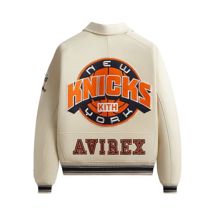 Kith & AVIREX For The New York Knicks Icon Jacket Sandrift