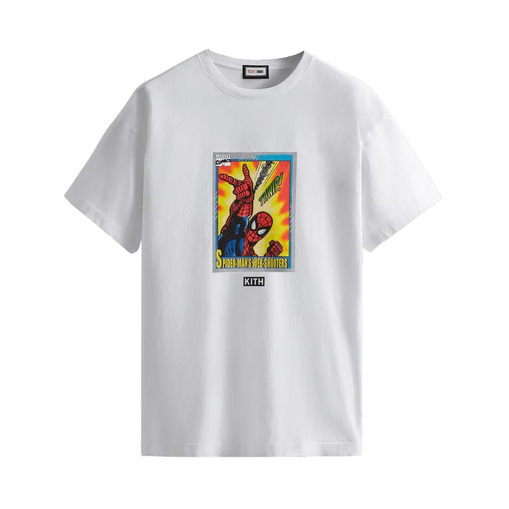 Kith For Spider-Man Web-Shooter Vintage T-Shirt White
