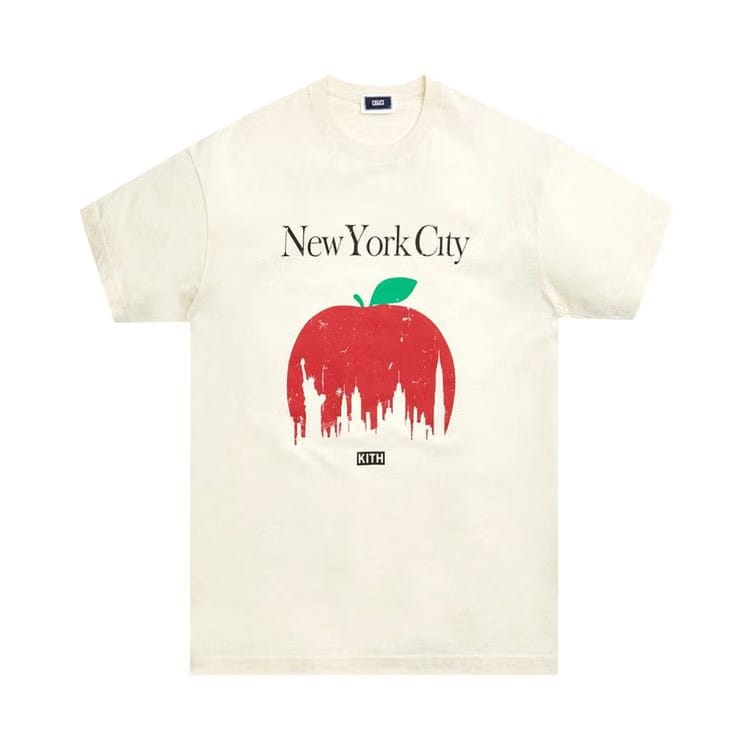 Kith Big Apple Vintage T-Shirt White