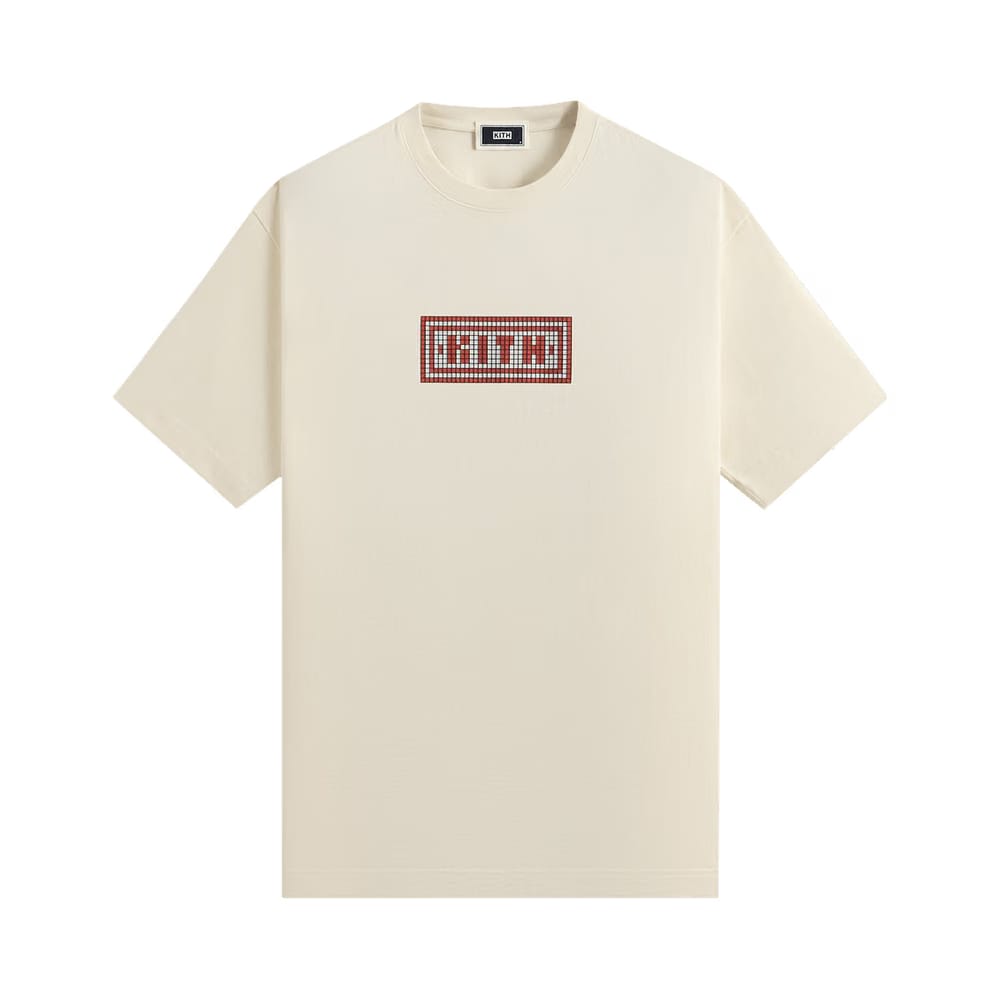 Kith Blossom Logo T-Shirt Sandrift