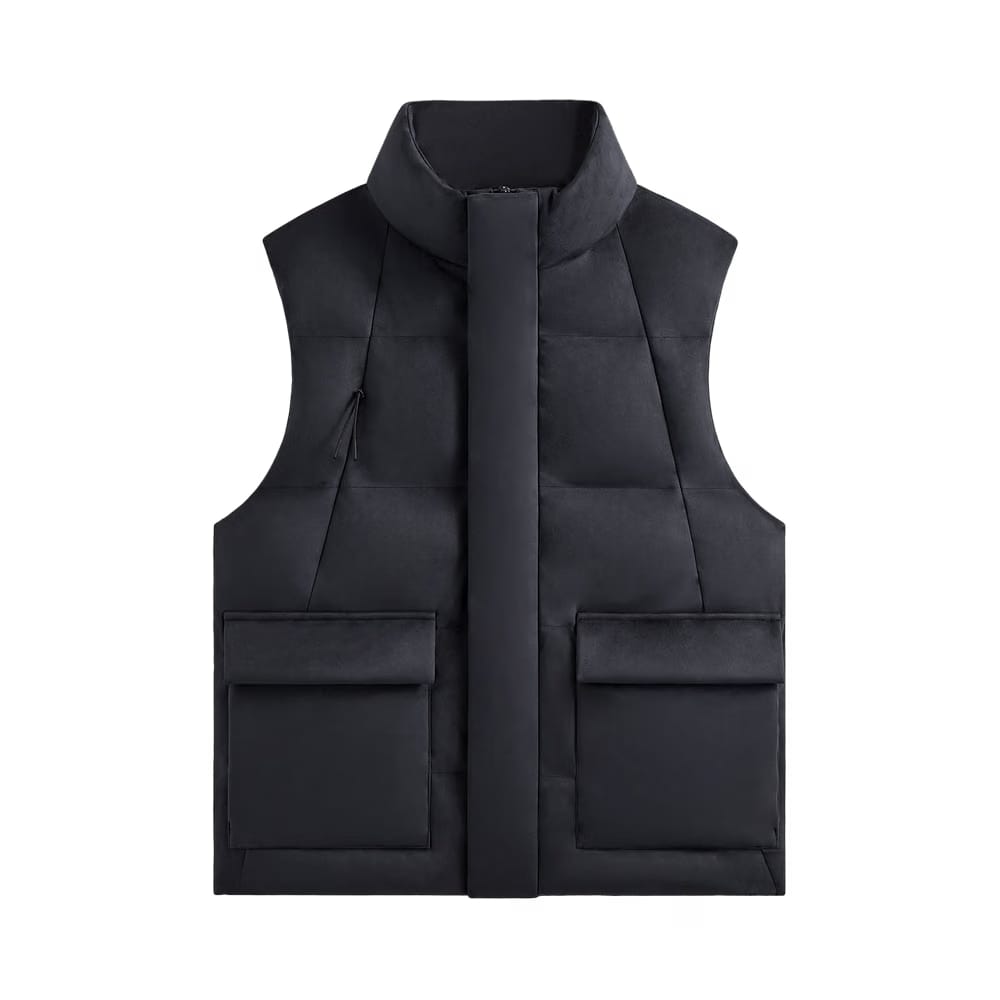 Kith Bonded Microsuede Midi Vest Nocturnal