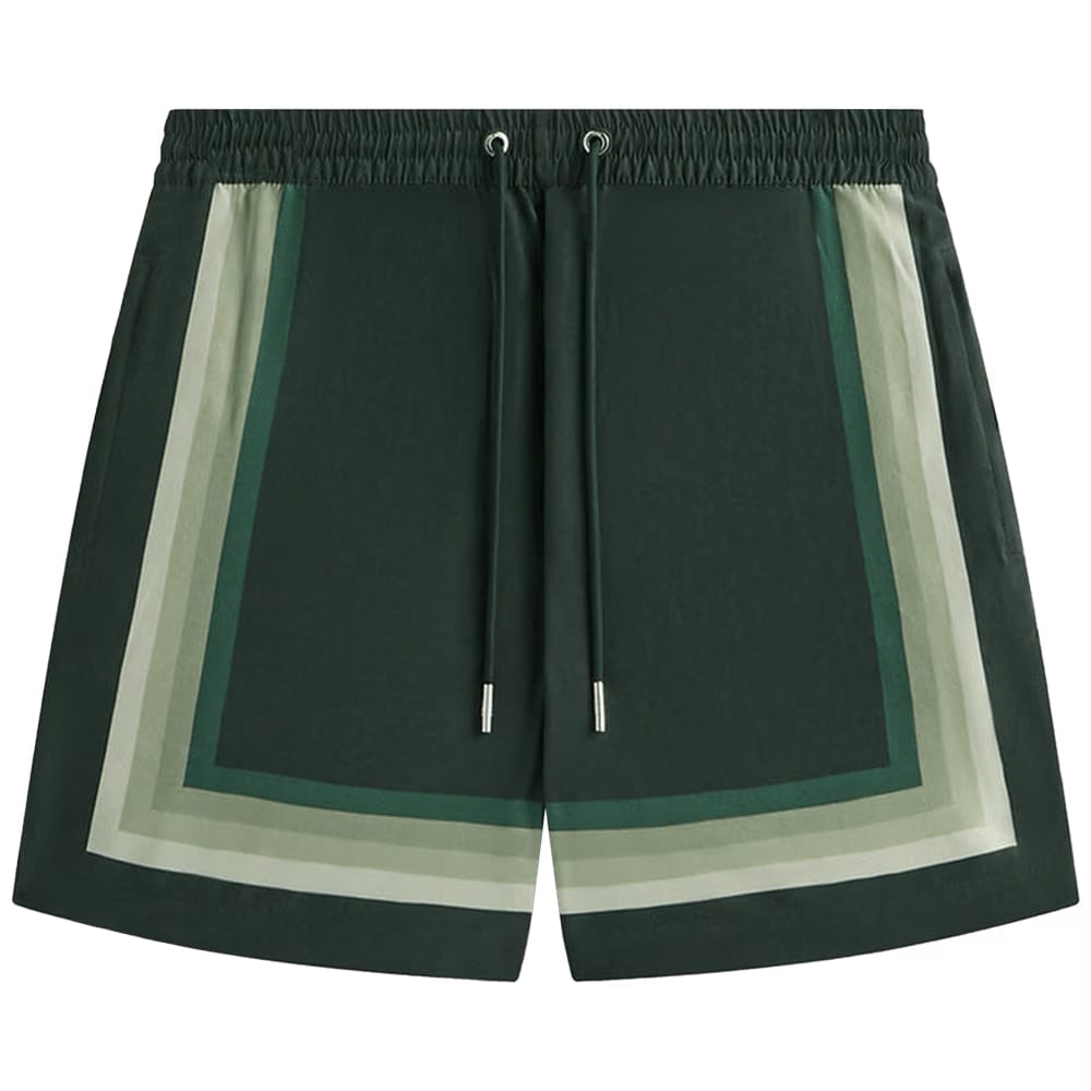 Kith Border Stripe Active Shorts Stadium