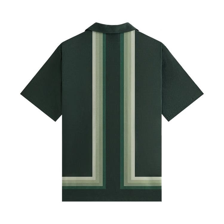 Kith Border Stripe Thompson Camp Collar Shirt Stadium
