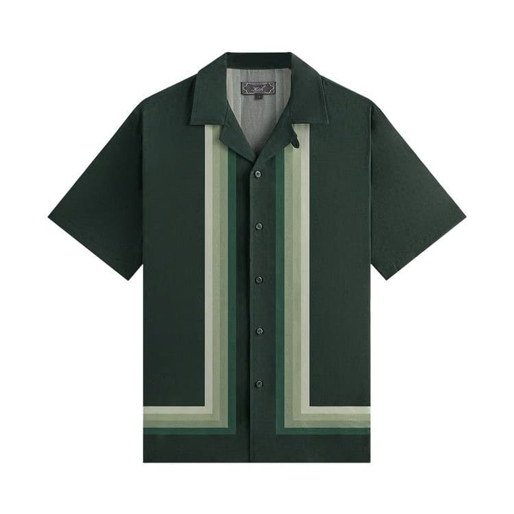 Kith Border Stripe Thompson Camp Collar Shirt Stadium