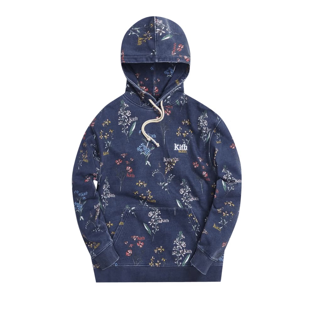 Kith Botanical Floral Williams III Hoodie Nocturnal