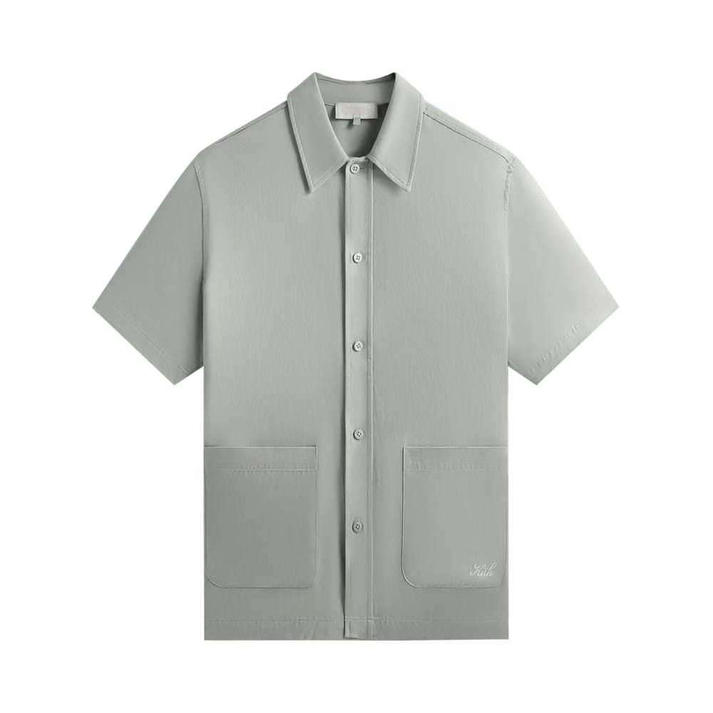 Kith Boxy Collared Overshirt Brine