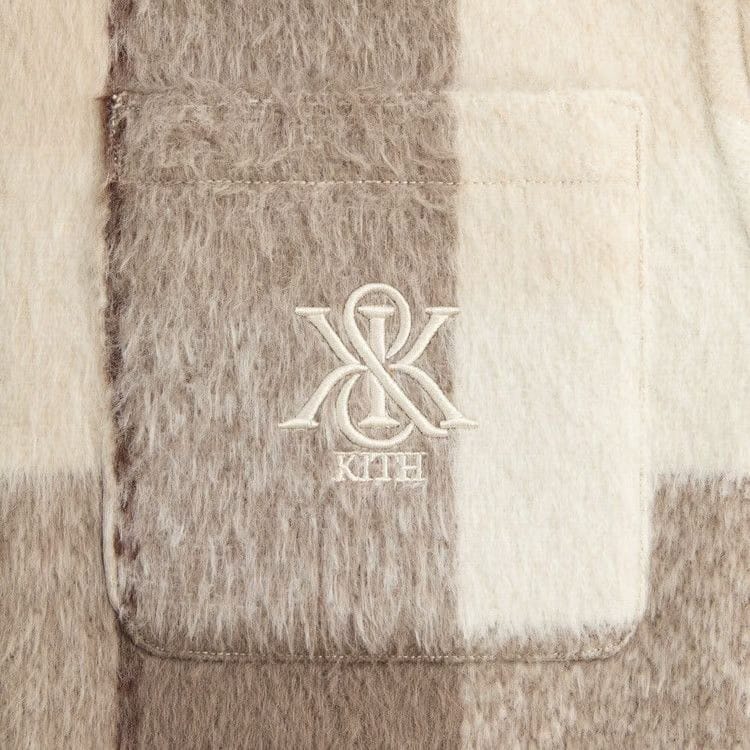 Kith Brushed Plaid Sheridan Shirt Jacket Canvas