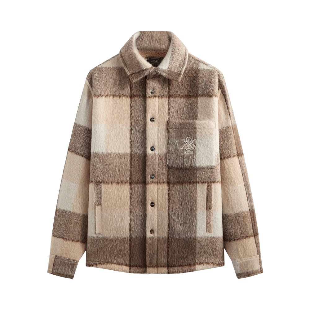 Kith Brushed Plaid Sheridan Shirt Jacket Canvas