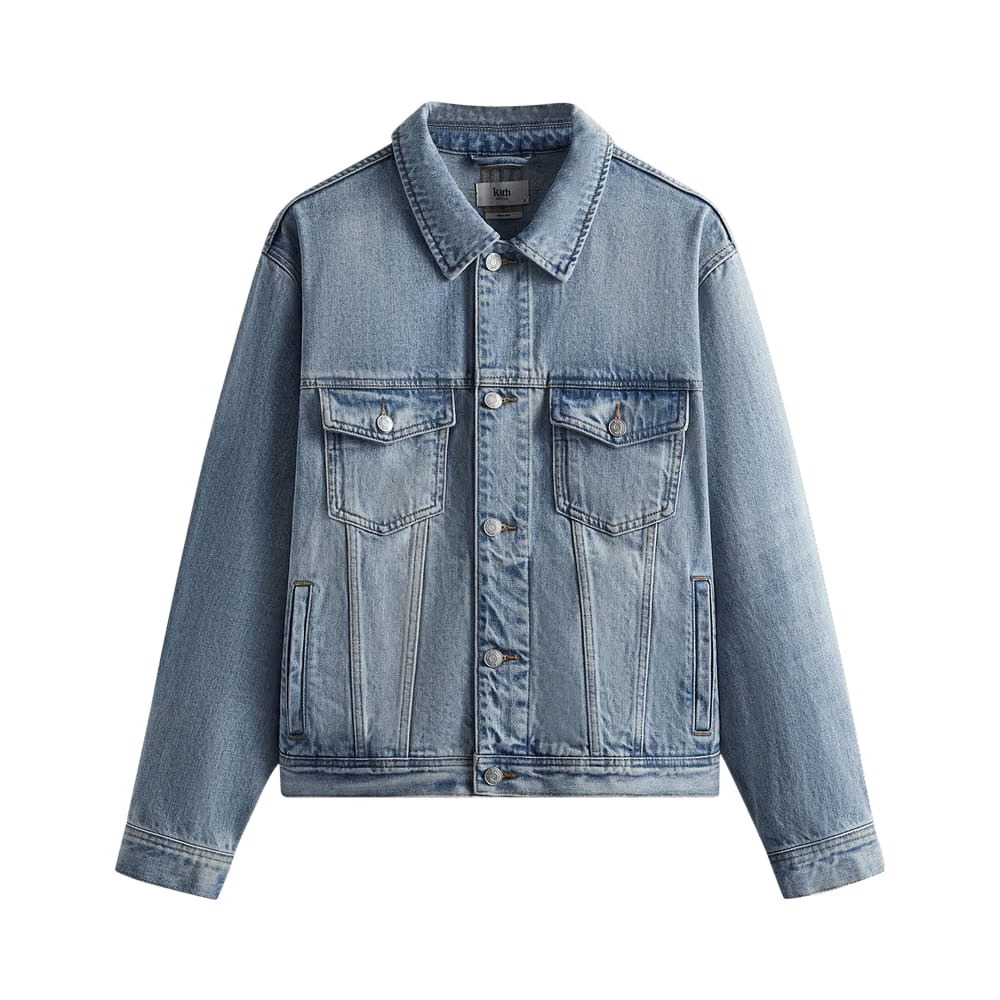 Kith Centre Denim Jacket Light Indigo
