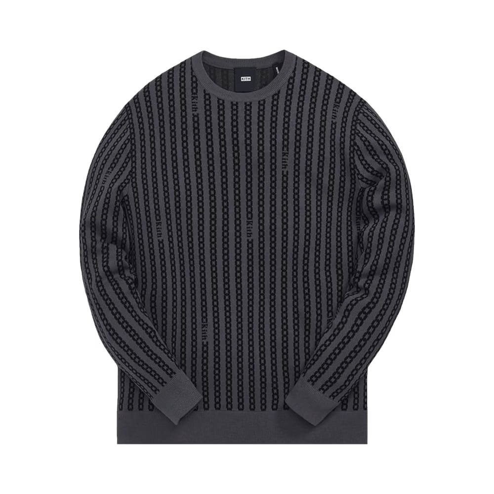 Kith Chain Link Tilden Sweater Shadow