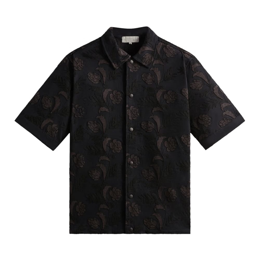 Kith Chain-Stitched Woodpoint Shirt Black