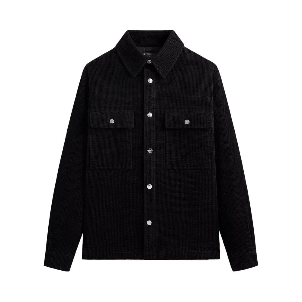 Kith Chenille Ripstop Ace Shirt Jacket Black
