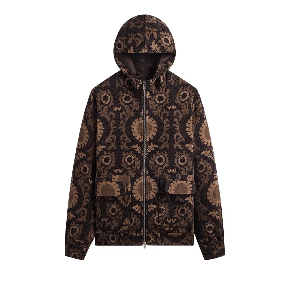 Kith Chenille Tapestry Selfridge Zip Up Hoodie Kindling