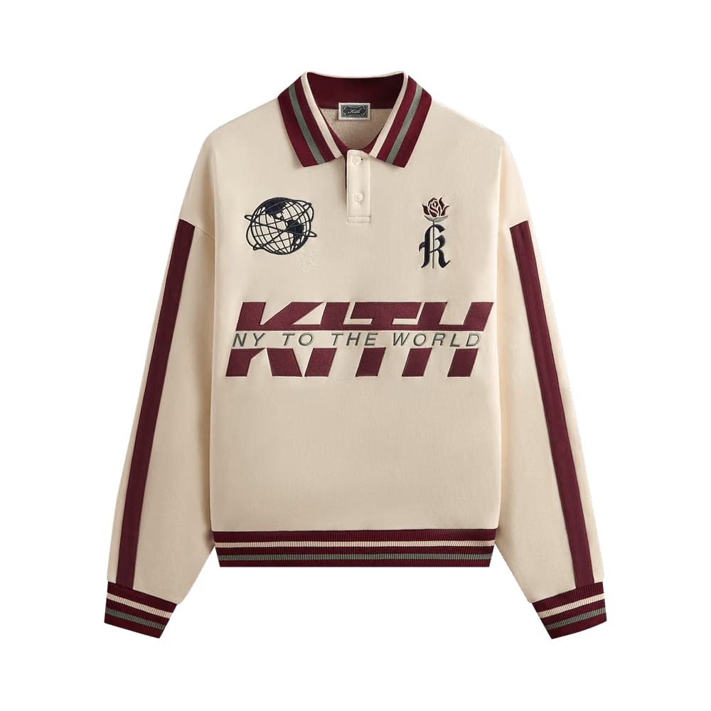 Kith Collegiate Nelson Collared Pullover Muslin