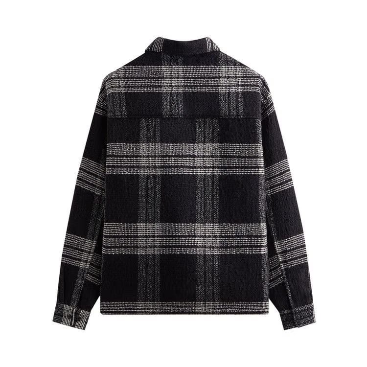 Kith Textured Plaid Isaiah Buttondown Black