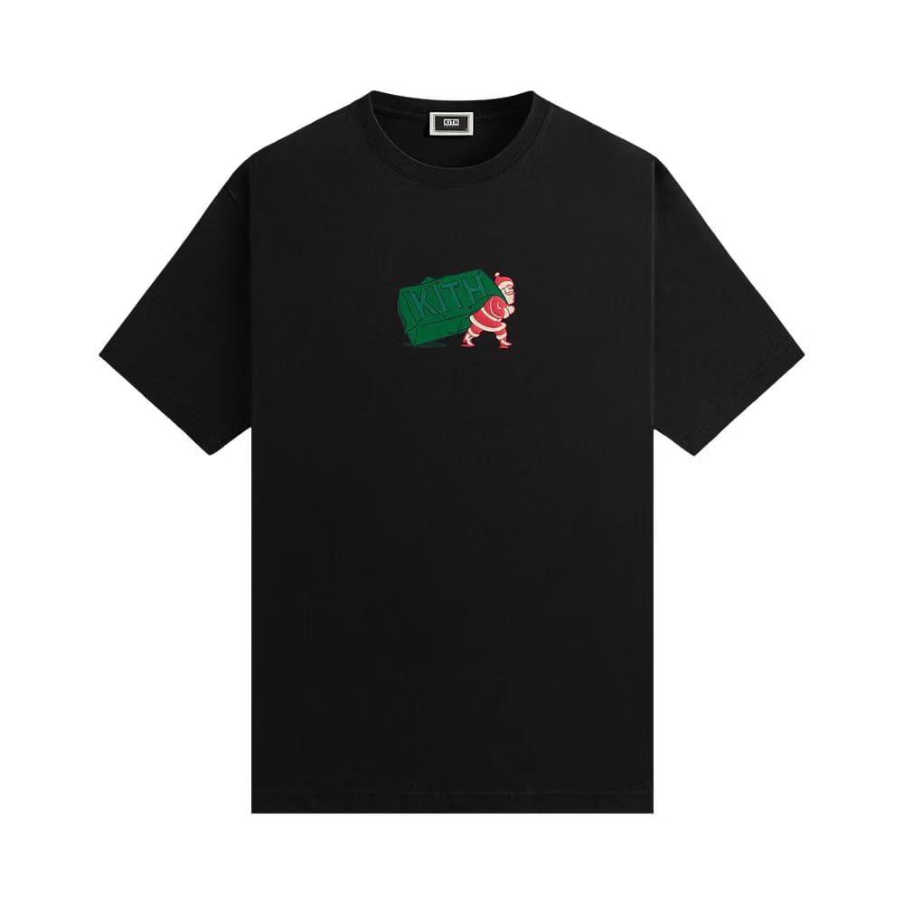 Kith Comic Santa T-Shirt Black