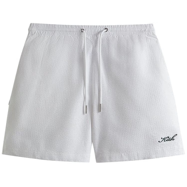 Kith Seersucker Active Shorts White