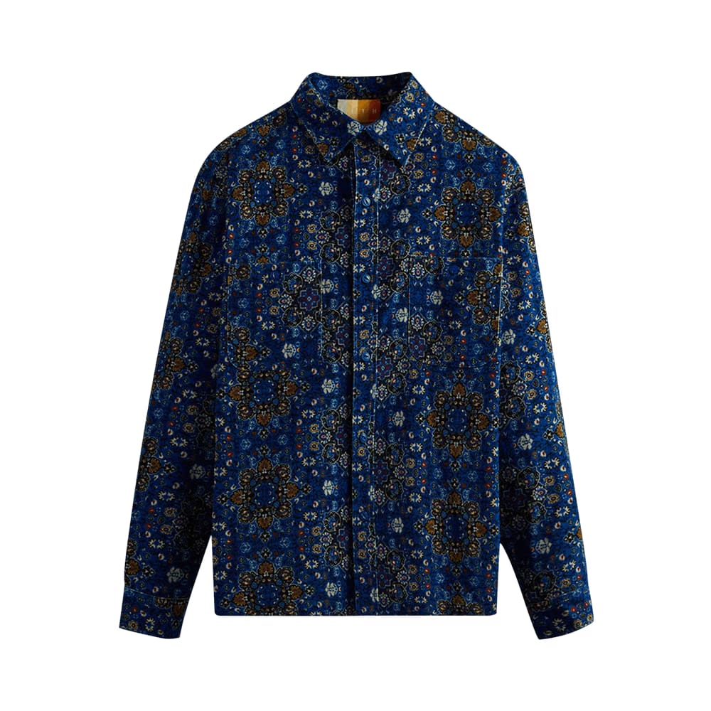 Kith Corduroy Printed Apollo Shirt Voyage