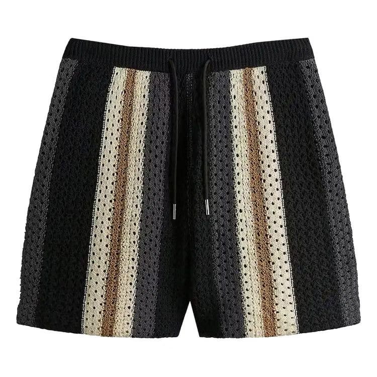 Kith Crochet Curtis Shorts Black