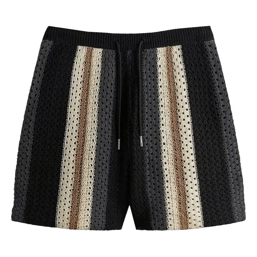 Kith Crochet Curtis Shorts Black