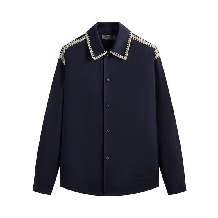 Kith Crochet Detail Apollo Shirt Nocturnal