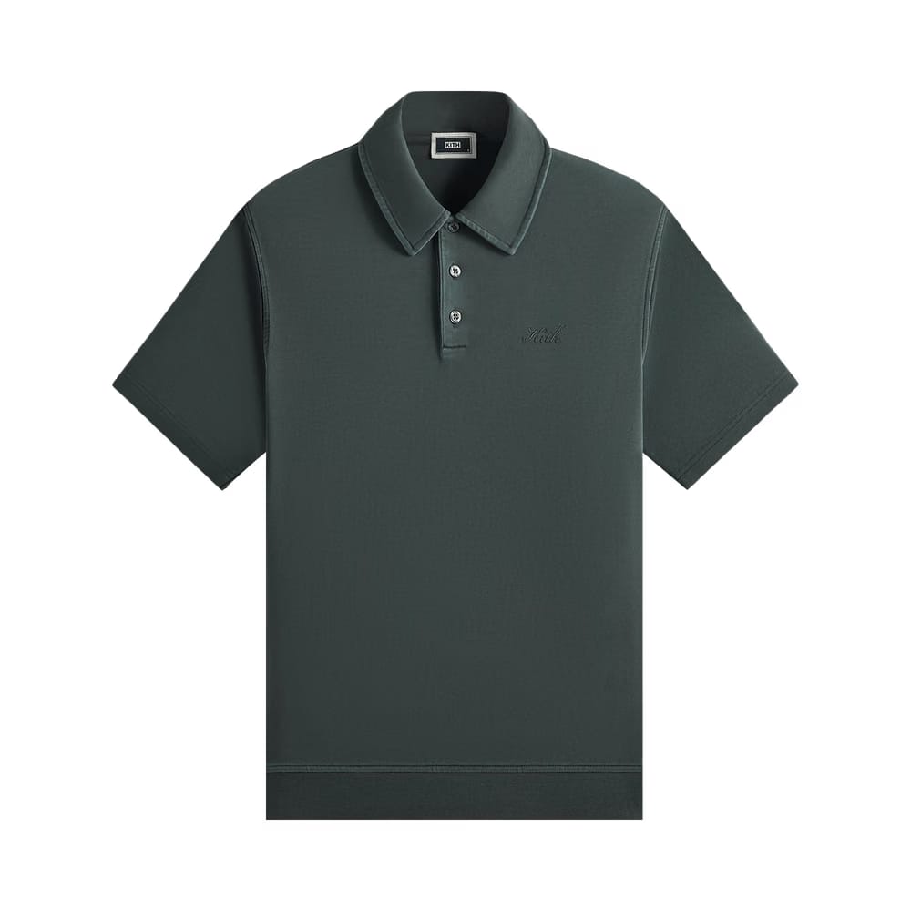 Kith Crystal Wash Interlock Graham Polo Machine
