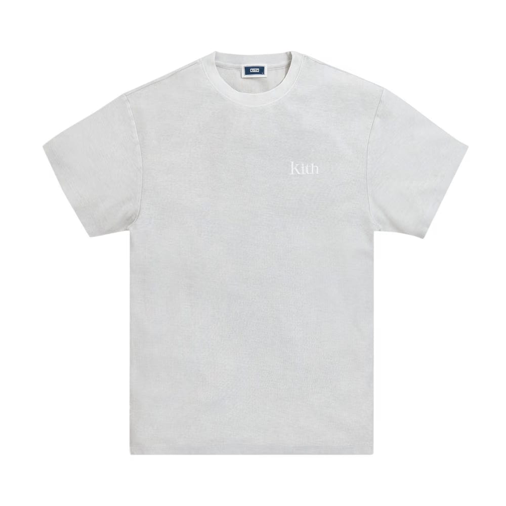 Kith Crystal Wash T-Shirt Oyster Mushroom