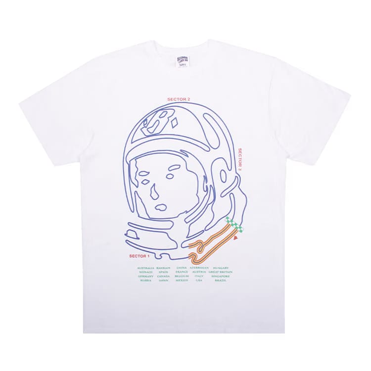Billionaire Boys Club BB Track Shorts-Sleeve T-Shirt White