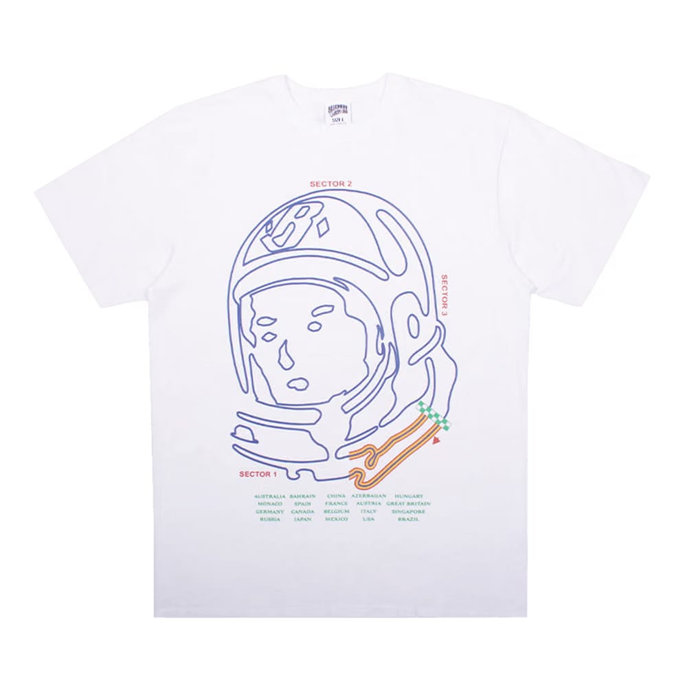 Billionaire Boys Club BB Track Shorts-Sleeve T-Shirt White