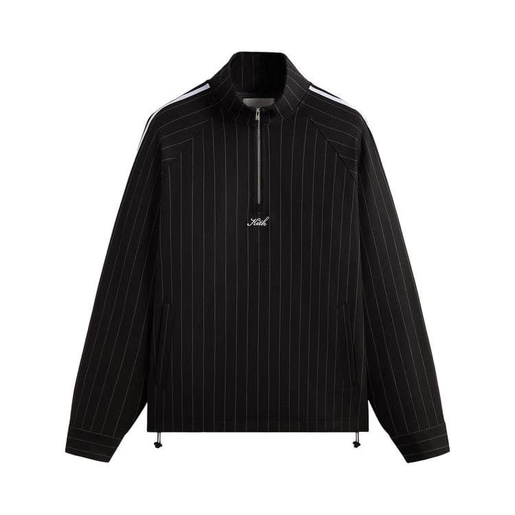 Kith Double Weave Riley Quarter Zip Black