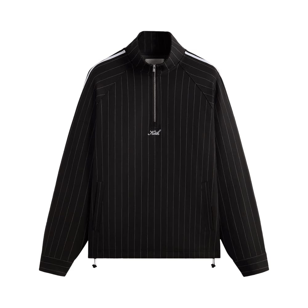 Kith Double Weave Riley Quarter Zip Black