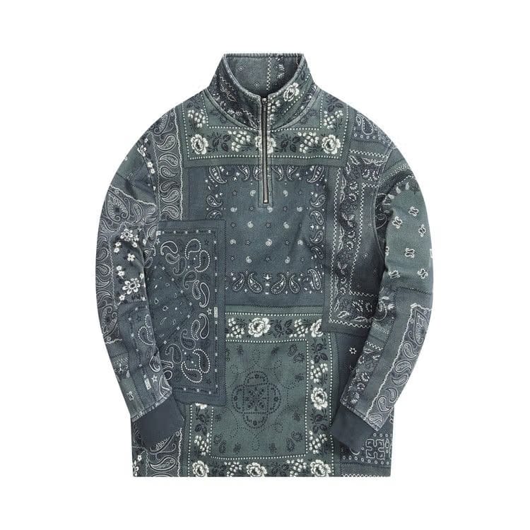 Kith Deconstructed Bandana Quarter Zip Stadium