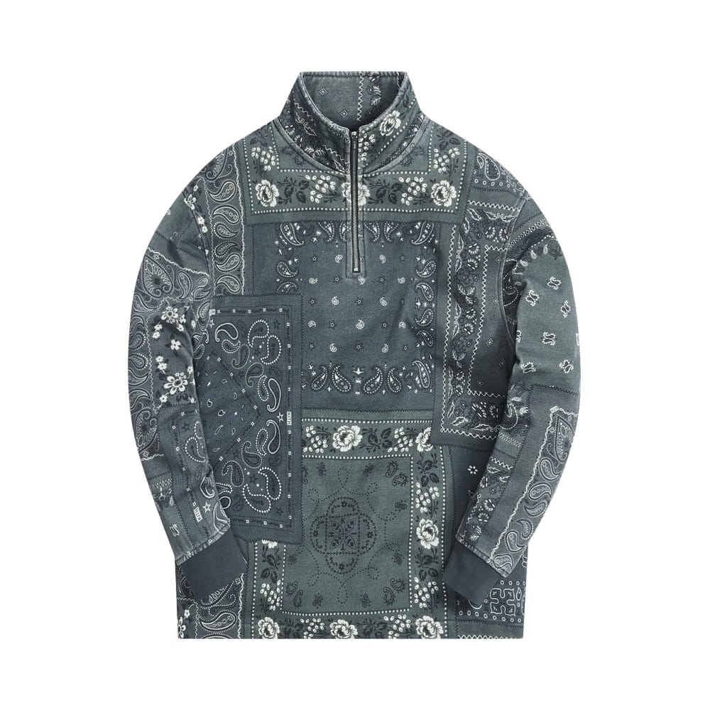 Kith Deconstructed Bandana Quarter Zip Stadium