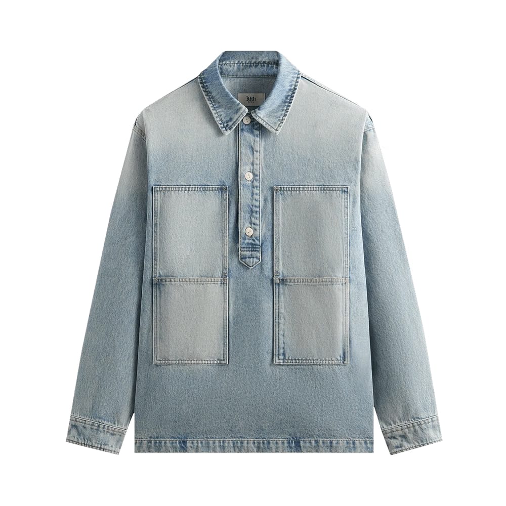 Kith Denim Paterson Pullover Shirt Bailey Wash