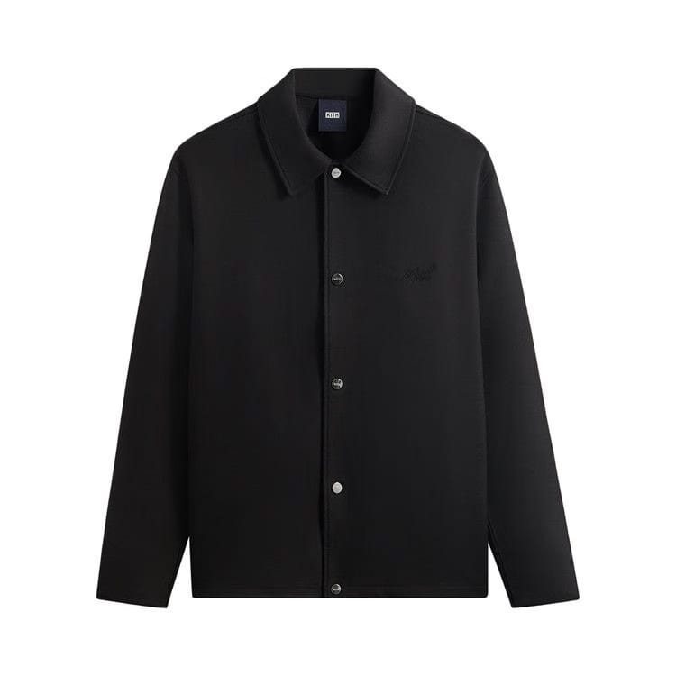 Kith Double Knit Coaches Jacket Black
