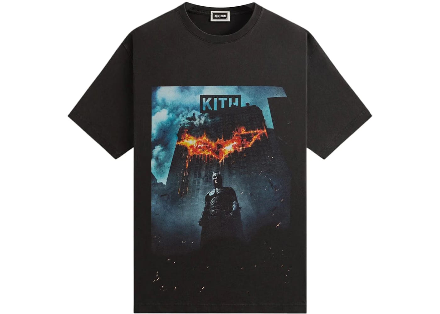 Kith x Batman Dark Knight International Vintage T-Shirt Black