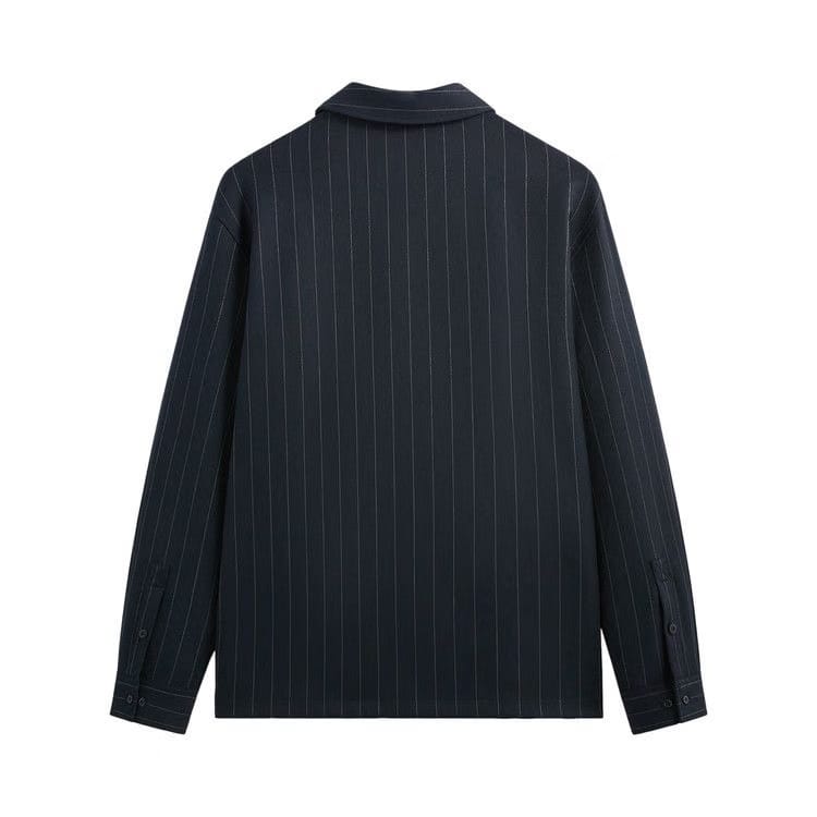 Kith Double Weave Boxy Collared Overshirt Nocturnal