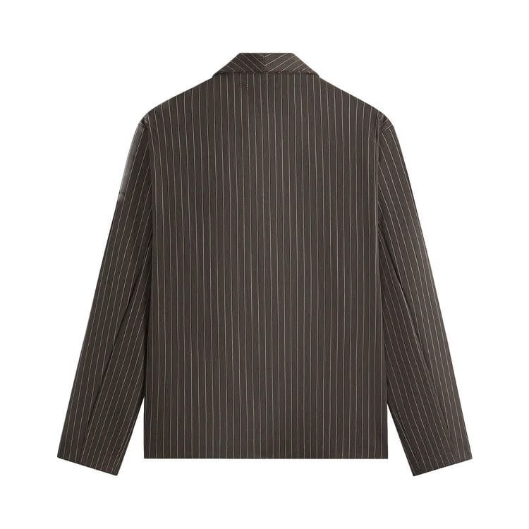 Kith Double Weave Long-Sleeve Thompson Crossover Shirt Kindling
