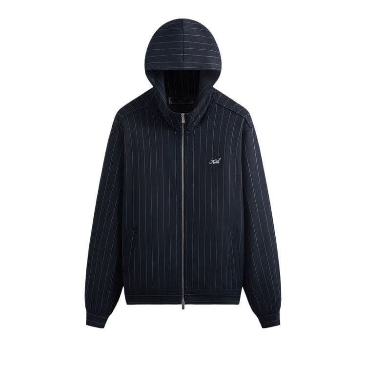 Kith Double Weave Selfridge Zip Up Hoodie Nocturnal