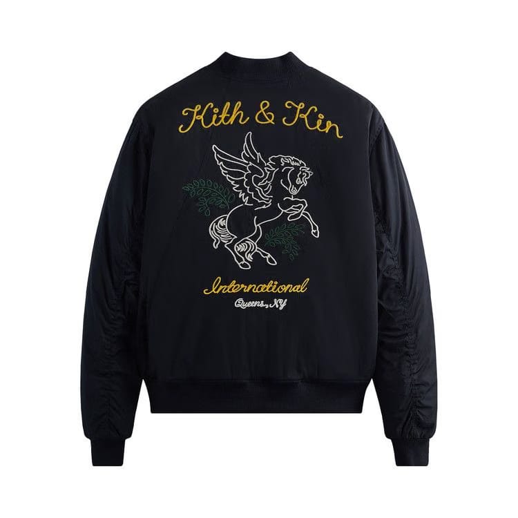 Kith Dumont Flight Bomber Jacket Black