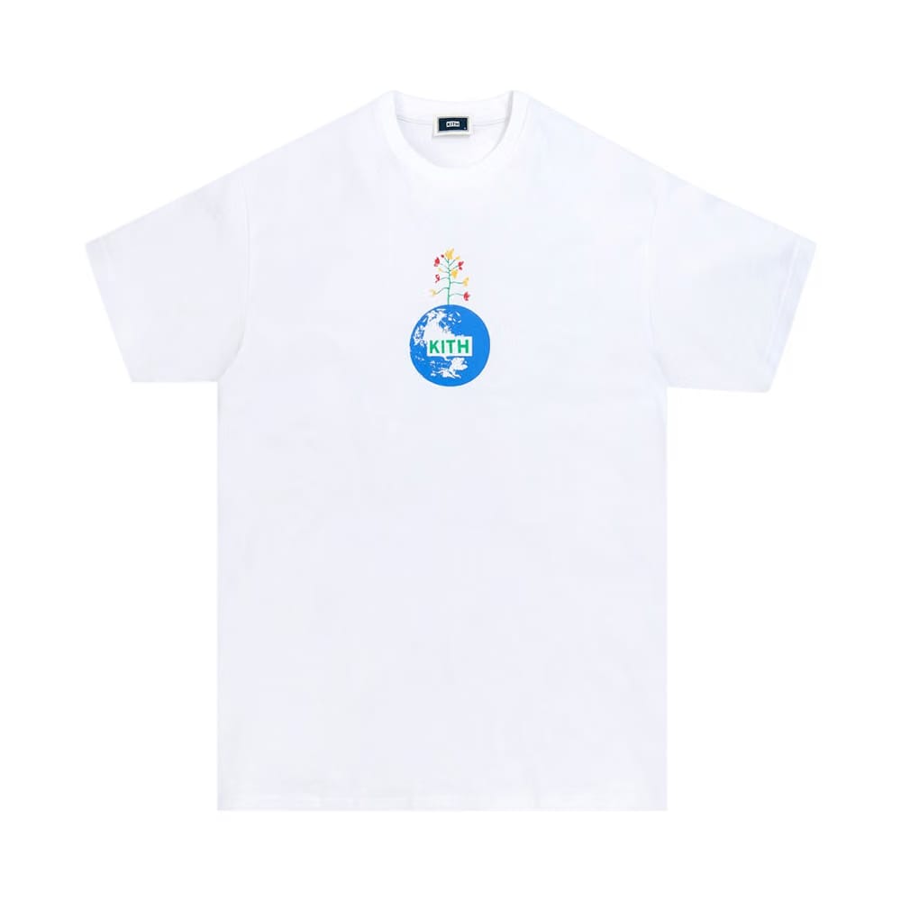 Kith Earth Day Tee With Reuseable Tote Bag White