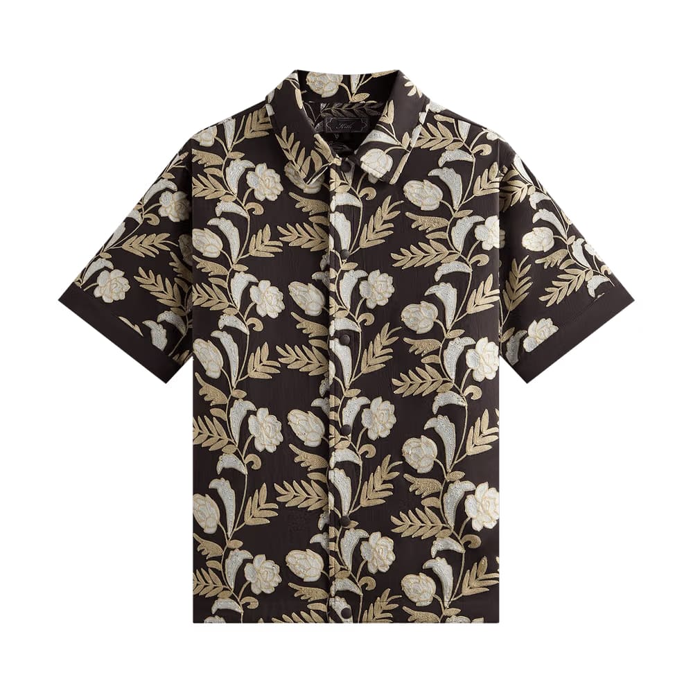 Kith Embroidered Floral Woodpoint Shirt Kindling