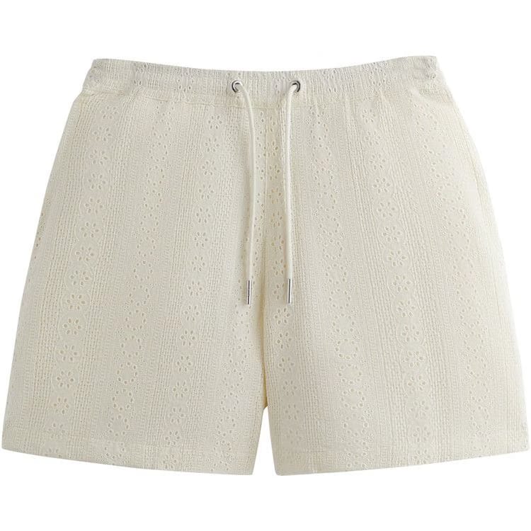 Kith Eyelet Belmont Shorts Sandrift