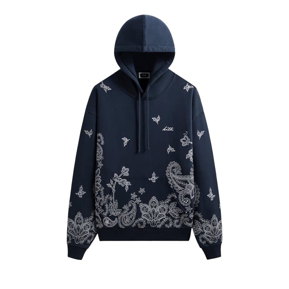 Kith Falling Paisley Nelson Hoodie Nocturnal