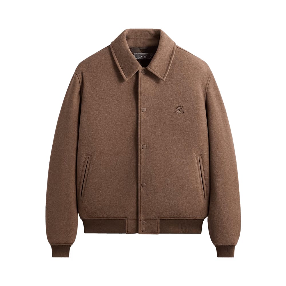 Kith Felted Jersey Coaches Varsity Jacket Poise