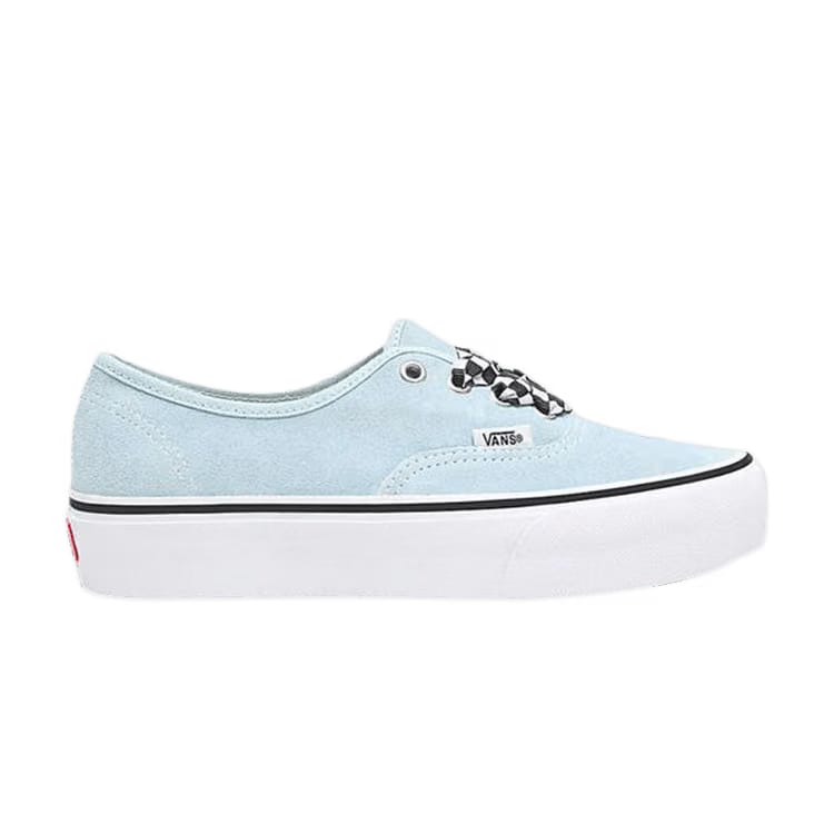 Authentic Platform 2.0 Checkerboard Lace - Cool Blue