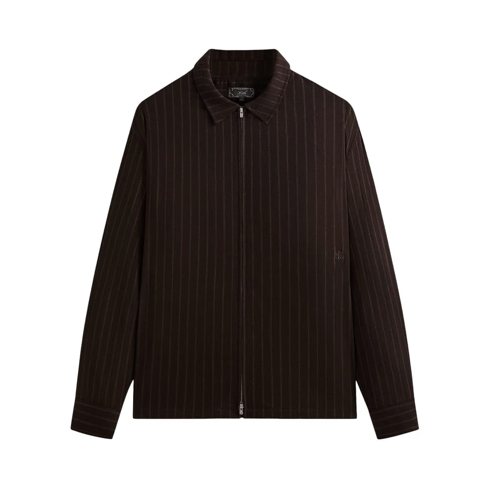 Kith Flannel Marquis Zip Up Shirt Kindling